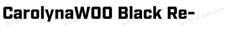 CarolynaW00 Black Re字体转换 CarolynaW00 Black Re字体转换